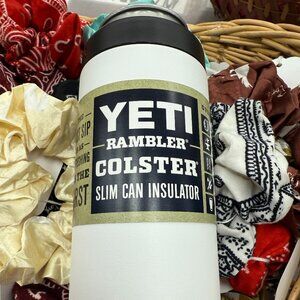 Yeti 12 oz Colster® Slim Can Cooler - NEW - White